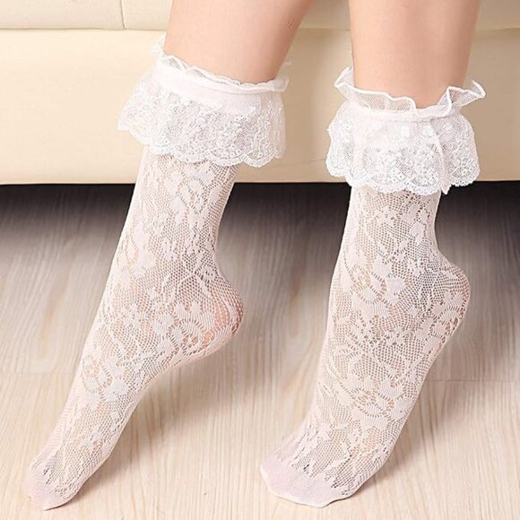 Lolita Style Lace Socks For Women - Picture 1 of 5